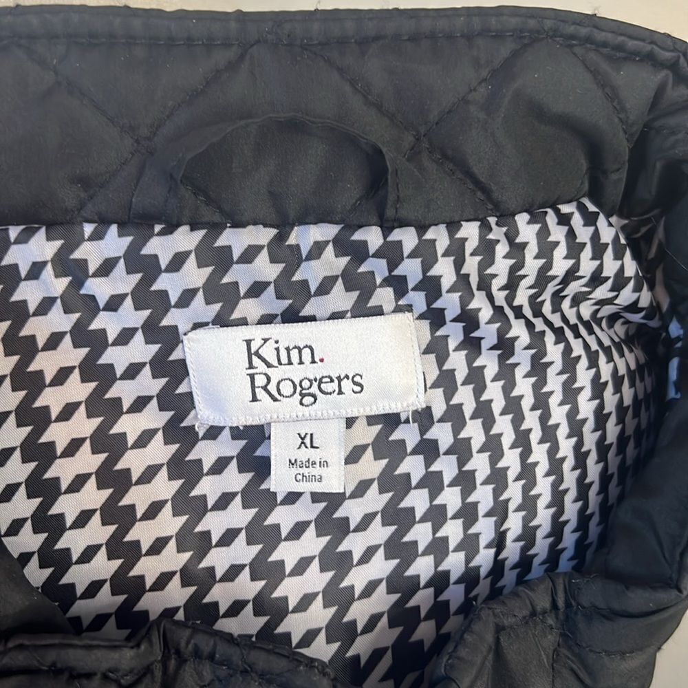Kim Rogers Black Quilted Vest - Picture 7 of 10